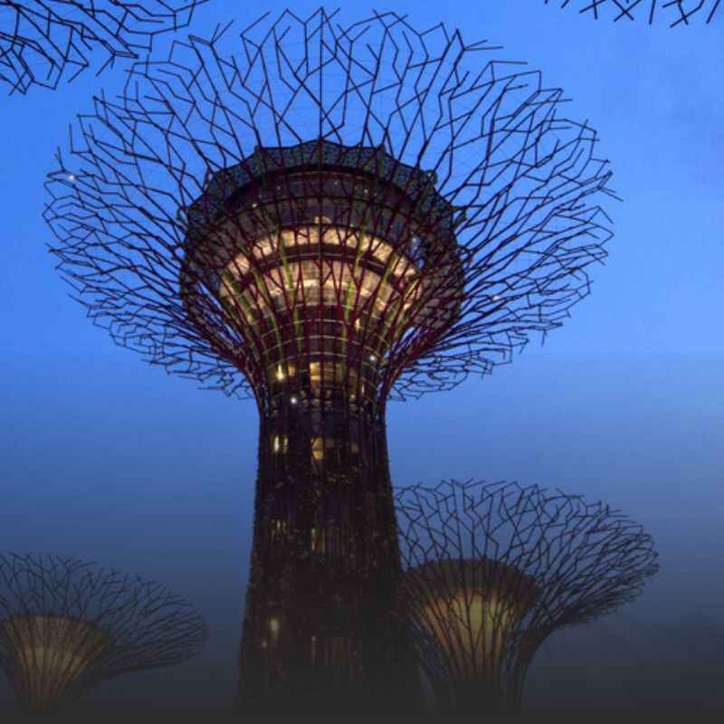 SUPER TREE WITH SEATING AREA