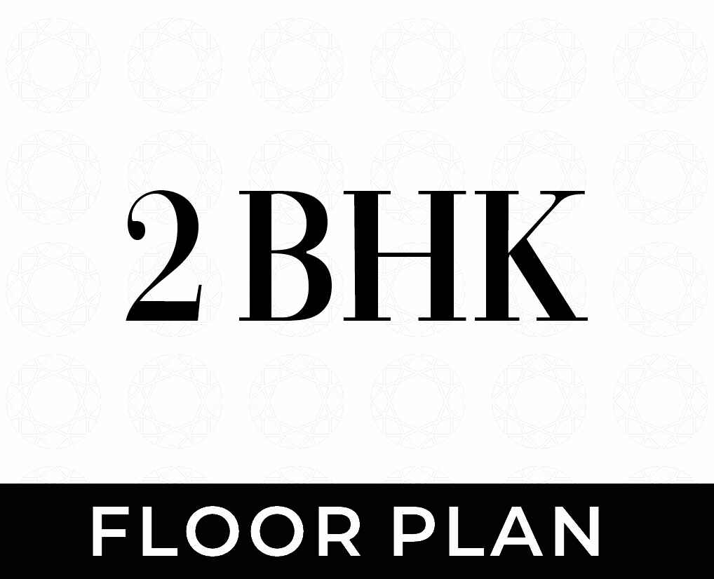 2 BHK Floor Plan