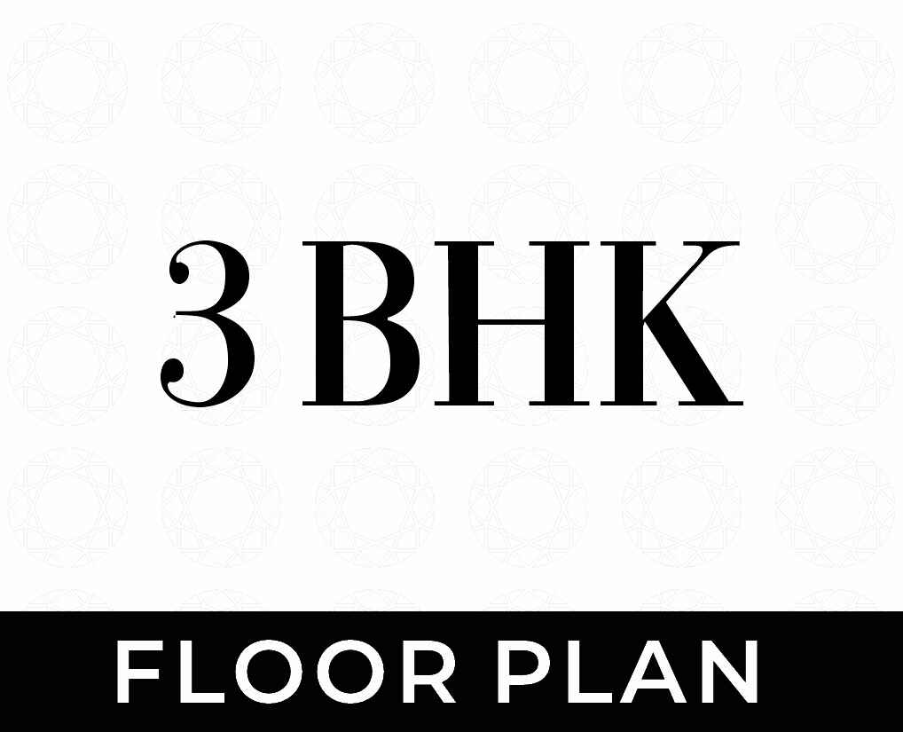 3 BHK Floor Plan